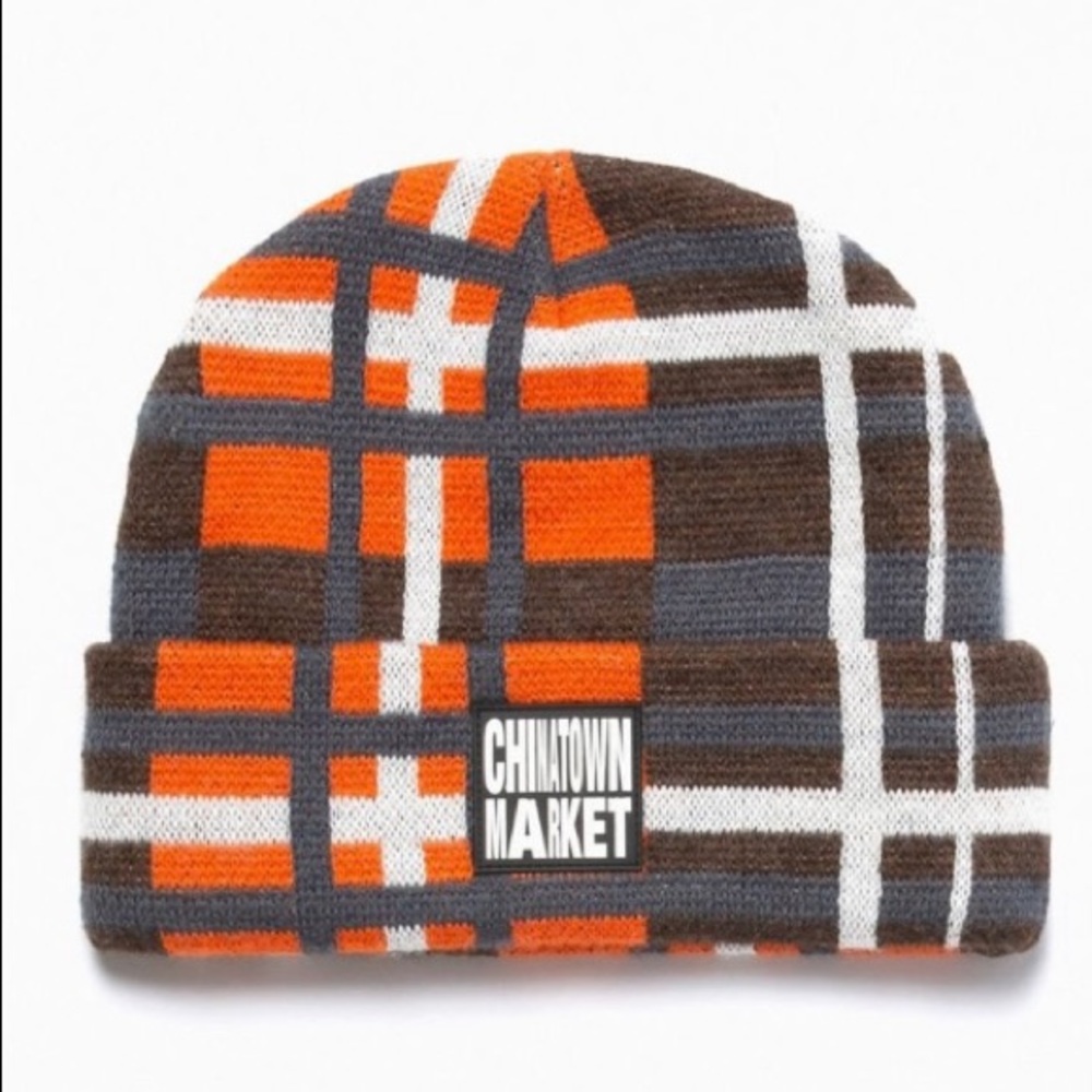 Chinatown Market X Smiley Plaid Beanie - Picture 2 of 4